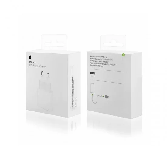 CARGADOR IPHONE 20W CALIDAD PREMIUM  TIPO C REDONDO
