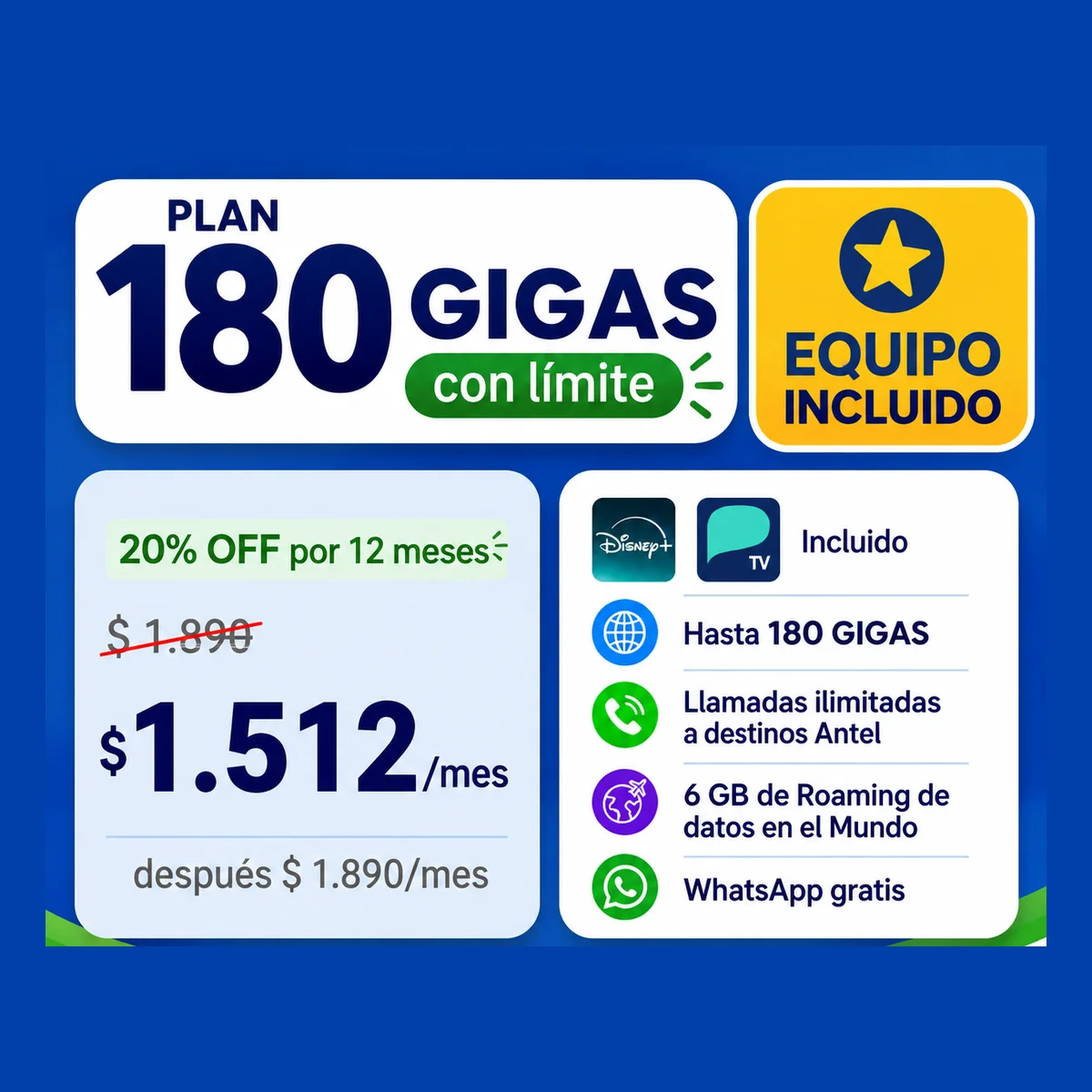 PLAN 180GB PREMIUM 1